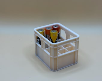 Battery crates for AA and AAA batteries / beverage crate / battery box / organize neatly / beautiful colorful gifts