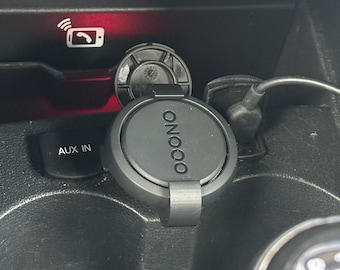 Oono Generation 2 Cigarette Lighter Mount – 3D-Printed Car Solution for Oono Devices – Universal Car Mount for Cigarette Lighter
