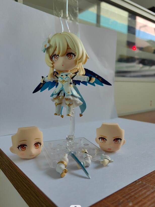 Genshin Impact Figuren Set - Lumine, Aether, Venti 10CM Miniaturen