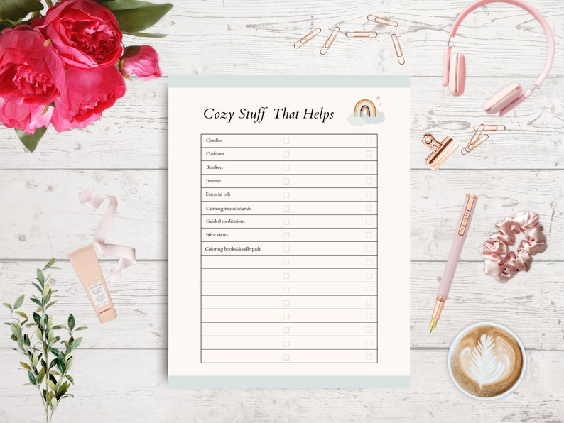Digital Detox, Printable Planner, Social Media Detox Challenge
