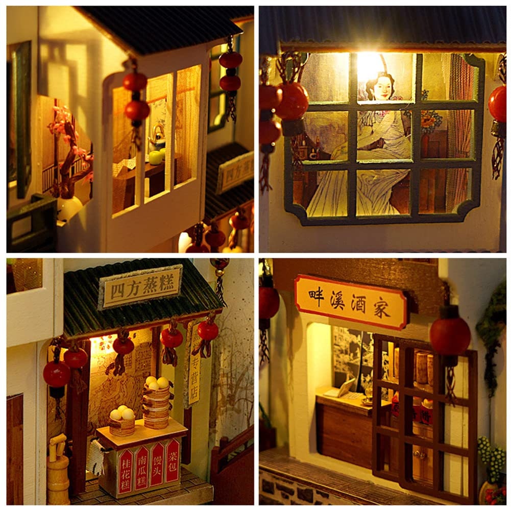 DIY Dollhouse Book Nook Kit China Water Town Miniature - Etsy