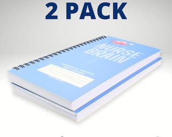 Nurse Brain Notebook: SBAR-format, medicinsk referens (2-pack)