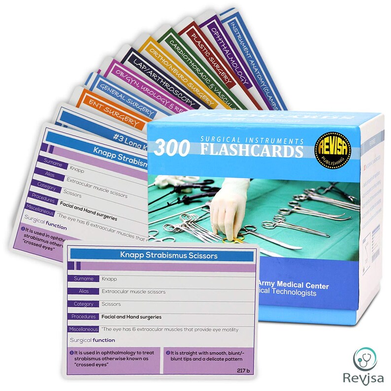 300 Flashcards Surgical Instrumentation Flash Cards for Technologists