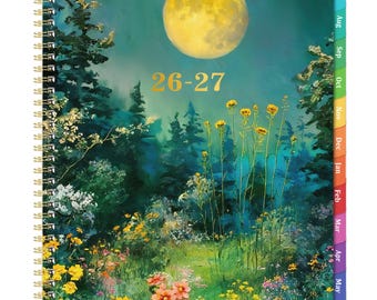 Agenda settimanale/mensile 2026: da luglio 2026 a giugno 2027, formato 8" x 10".