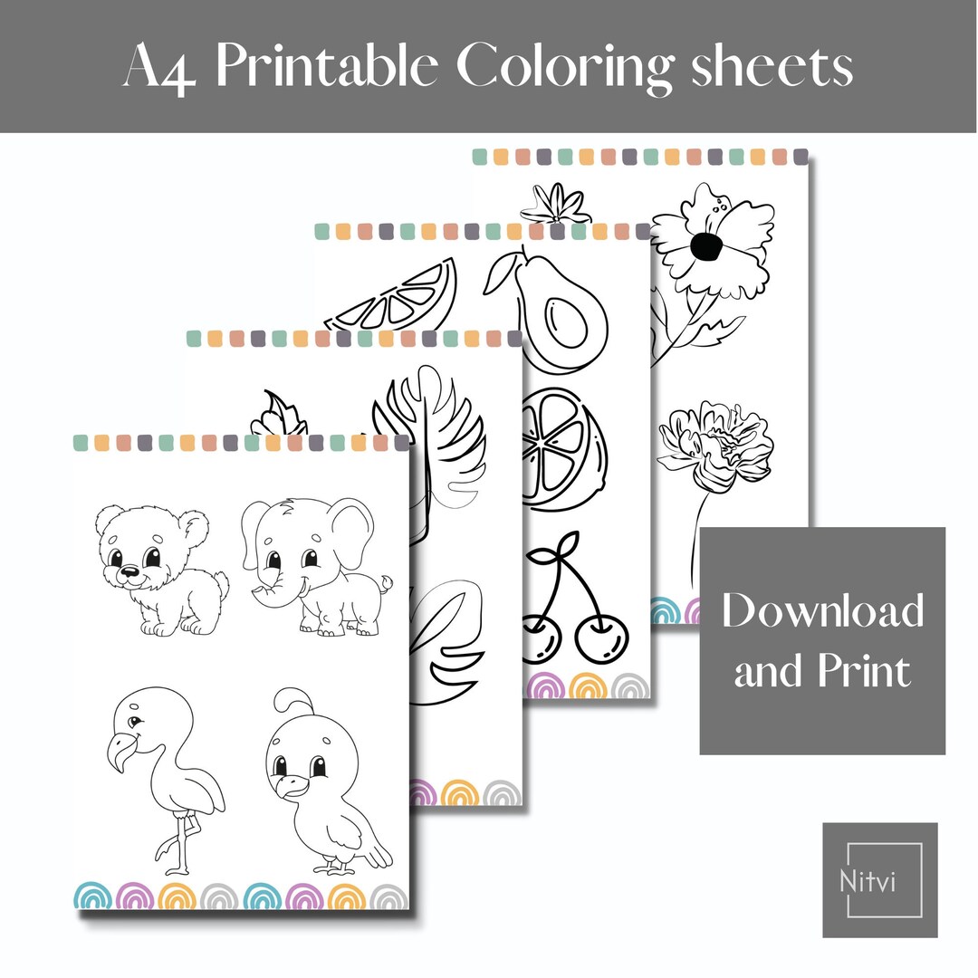 Coloring Pages for Kids 15 Printable Coloring Pages for Kids Kids ...