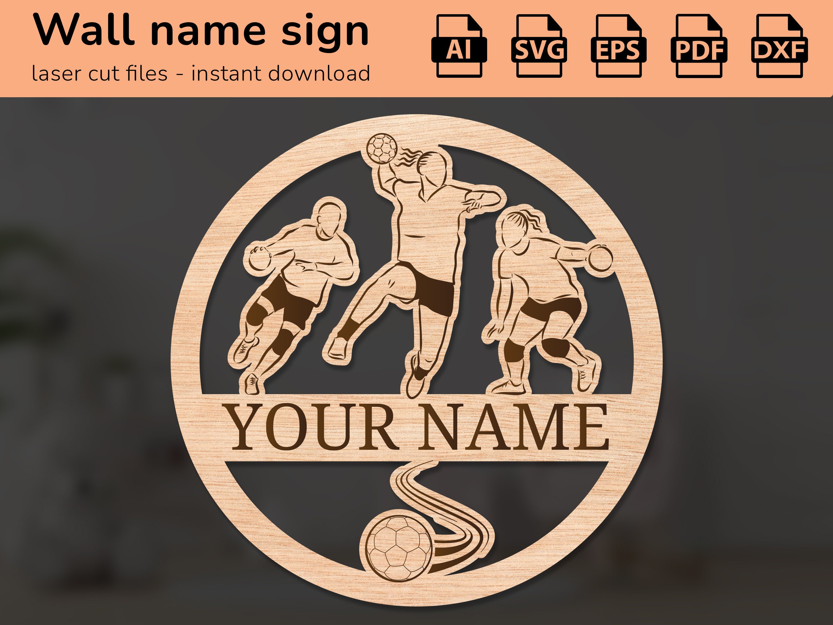 Handball Team Sport Abzeichen Handball PNG- Und SVG-sign Für T-Shirts