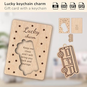 Porte-clés porte-clés camping-car | cadeau pour un anniversaire, une maman, un papa, un ami | Forge luminescente découpée au laser | IA, EPS, PDF, SVG
