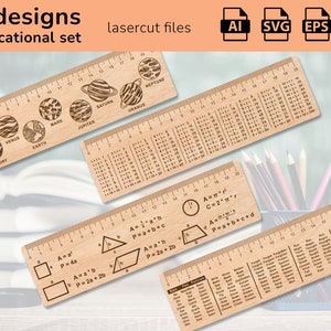 Règle éducative pour les enfants retour à l’enseignant svg | pdf | ai | Nom de fichier eps cadeau à réserver cm règle DIY