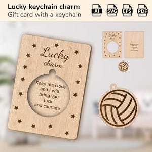 Porte-clés porte-clés ballon de sport de volley-ball | cadeau pour un anniversaire, une maman, un papa, un ami | Forge luminescente découpée au laser | IA, EPS, PDF, SVG