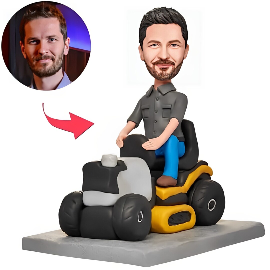 Full Custom Bobblehead From Photo Bobblehead of Husband on Etsy