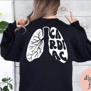 Herz Krankenschwester SVG PNG | Herz Krankenschwester T-Shirt Motiv | Medizinische RN Cut Datei für Cricut & Silhouette | Krankenpflege Schule Clipart Download