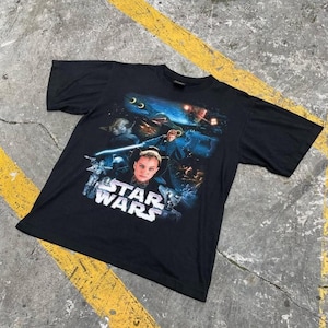 Vintage Attack of The Clones Shirt, Star Wars Movie Poster Shirt, Anakin Skywalker Padme Amidala Disney World Shirt, Star Wars Fan Gift