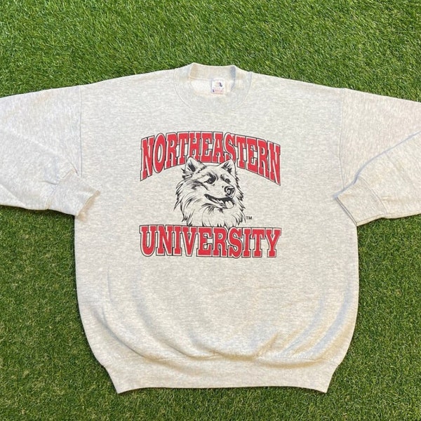 Vintage Northeastern University Crewneck Sweatshirt, Northeastern University Shirt, Northeastern University Hoodie, Gift Foer Her