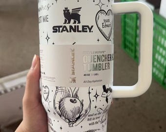 Twilight 40oz Tumbler, Vampire Wolf Romance Stainless Tumbler, Twilight Saga Fan Apparel, Edward Bella Drinkware Tumbler, Romance Book