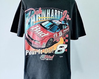 Vintage 90s Dale Earnhardt Jr. 8 NASCAR Racing T-Shirt, Dale Earnhardt Shirt, Dale Earnhardt Sweater, Nascar 90s Shirt, Nascar Racing Shirt