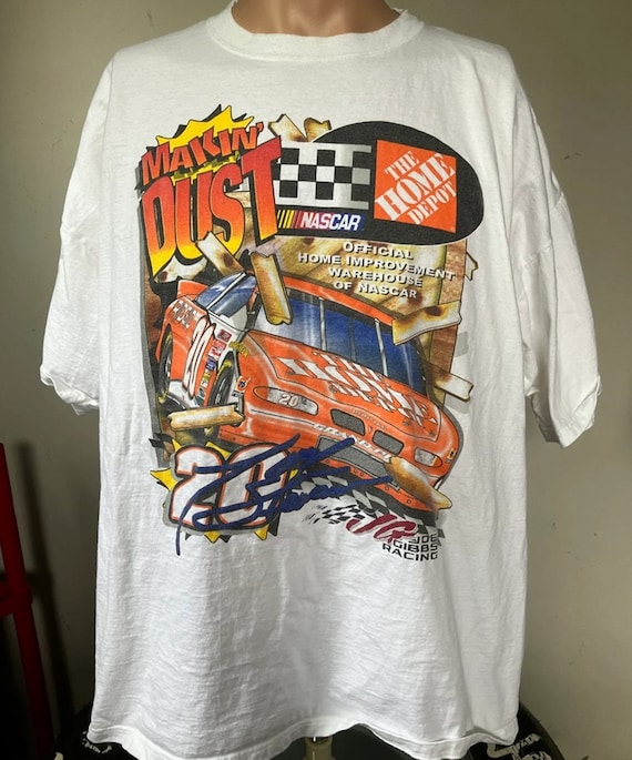 Vintage 90s Tony Stewart Home Depot Makin' Dust T-shirt