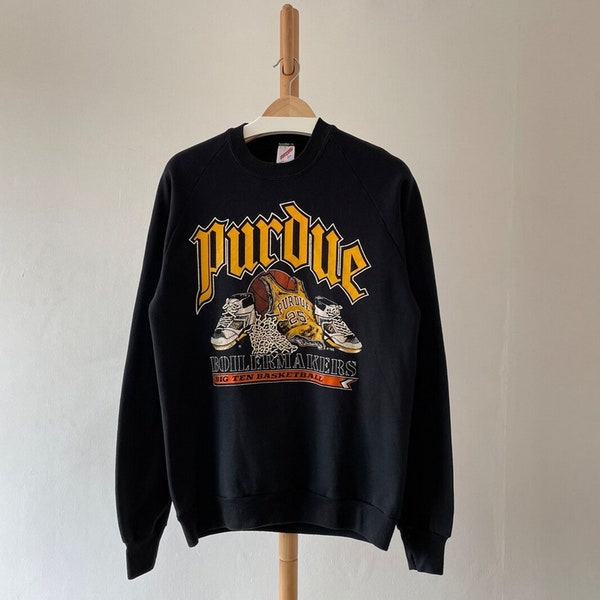 Vintage 90s Purdue Boilermakers Basketball Crewneck Sweatshirt, Purdue Boilermakers Shirt, Purdue Boilermakers Hoodie, Gift For Her