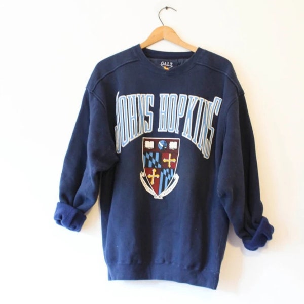 Vintage 90s Johns Hopkins University Blue Jays Sweatshirt, Johns Hopkins Shirt, Johns Hopkins Crewneck, Johns Hopkins Fan Shirt,Gift FOr Her