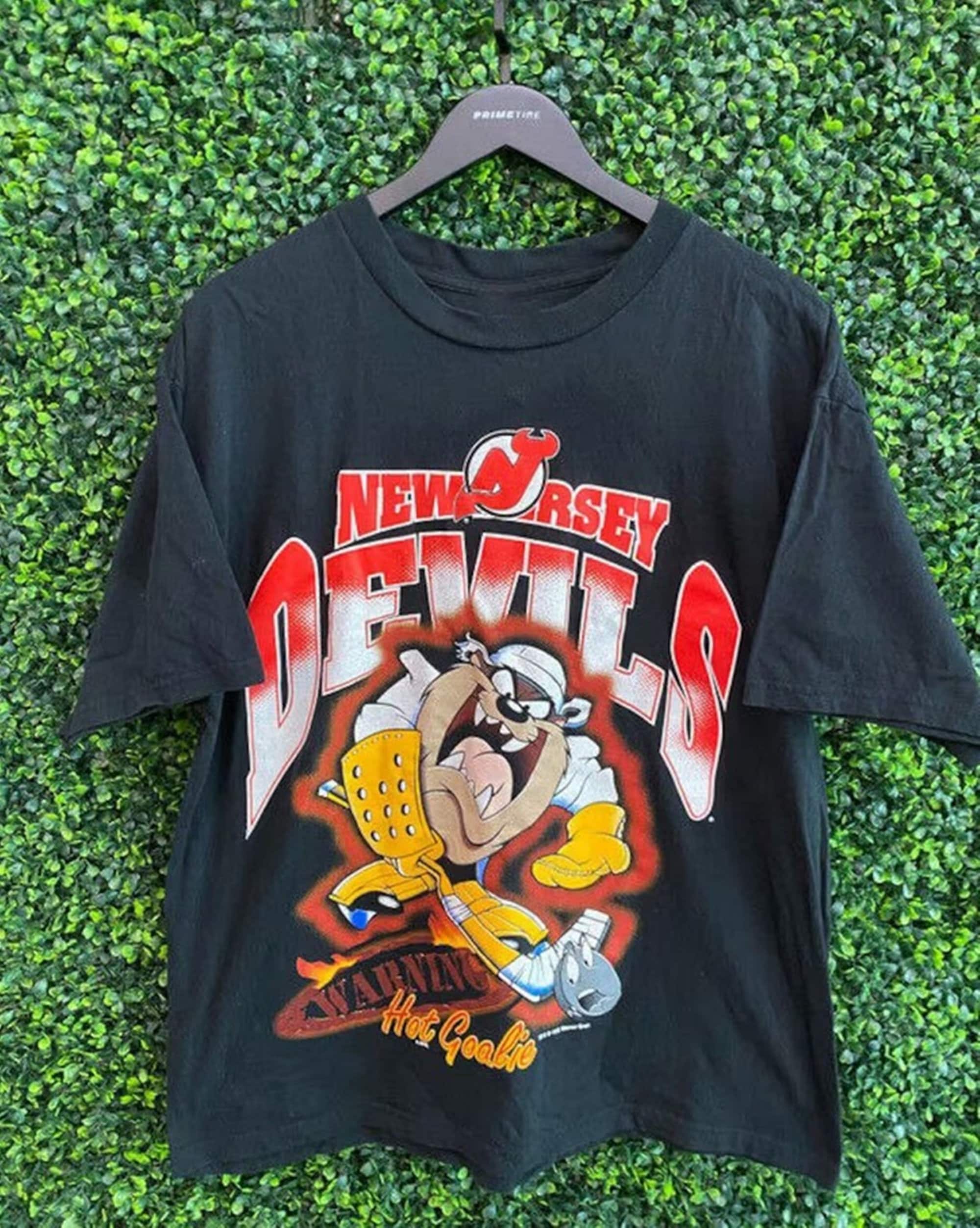 Vintage Detroit Red Wings Taz Looney Tunes Shirt Unisex Men Women KV13086
