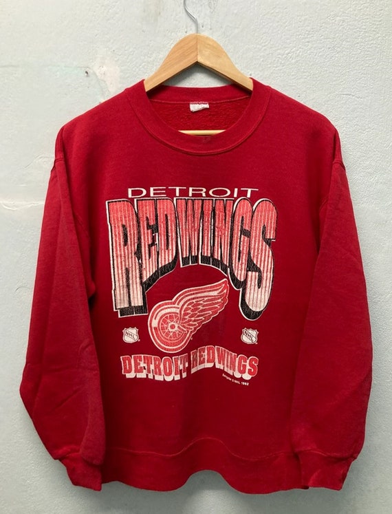 Vintage 90s Detroit Red Wings Creweck Sweatshirt, Detroit Red Wings Shirt, Retro Detroit Sweater, Detroit Red Wings Hoodie, Gift for Her - Etsy Vintage 90s Detroit Red Wings Creweck Sweatshirt, Detroit Red Wings Shirt, Retro Detroit Sweater, Detroit Red Wings Hoodie, Gift for Her - Etsy
