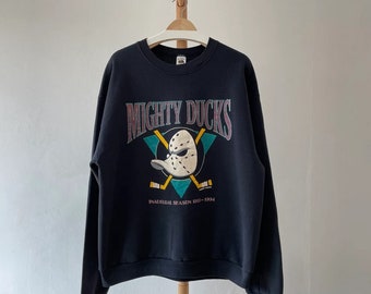 Printify Anaheim Ducks Orange County 90's Vintage NHL Crewneck Sweatshirt L / Ash