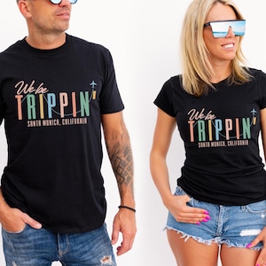 Baecation Matching shirts for couples, We be trippin&#39; travel shirts, him and her travel tees, Matching cruise shirts, Travel Gift shirt,