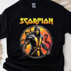 Get Over Here T-Shirt Unisex Gift Shirt Gamer Shirt Shirts Video game Shirt Music Retro Scorpion Mortal Kombat