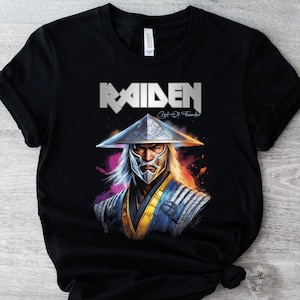 Vintage Mortal Kombat Raiden T-Shirt | Retro Gamer Tee | MK Movie Fan Gift