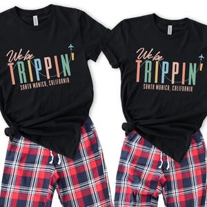 Baecation Matching shirts for couples, We be trippin' travel shirts, him and her travel tees, Matching cruise shirts, Travel Gift shirt