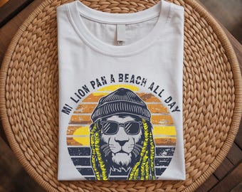 Funny Jamaica Lion Patois T-Shirt: Jamaican Vacation Gift