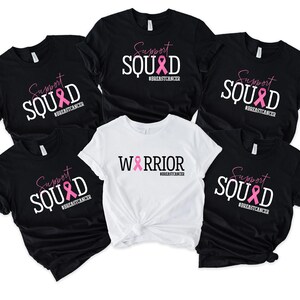 Breast Cancer Support Squad Shirt: Awareness Warrior Tee