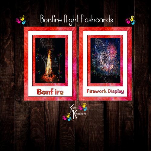 Bonfire Night - Flashcards- Printable - Early Years- Print From Home ...