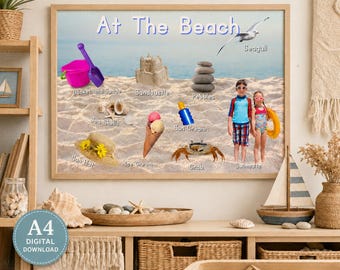 printable - digital download - early years - poster - beach - childminder - teaching - farm - summer