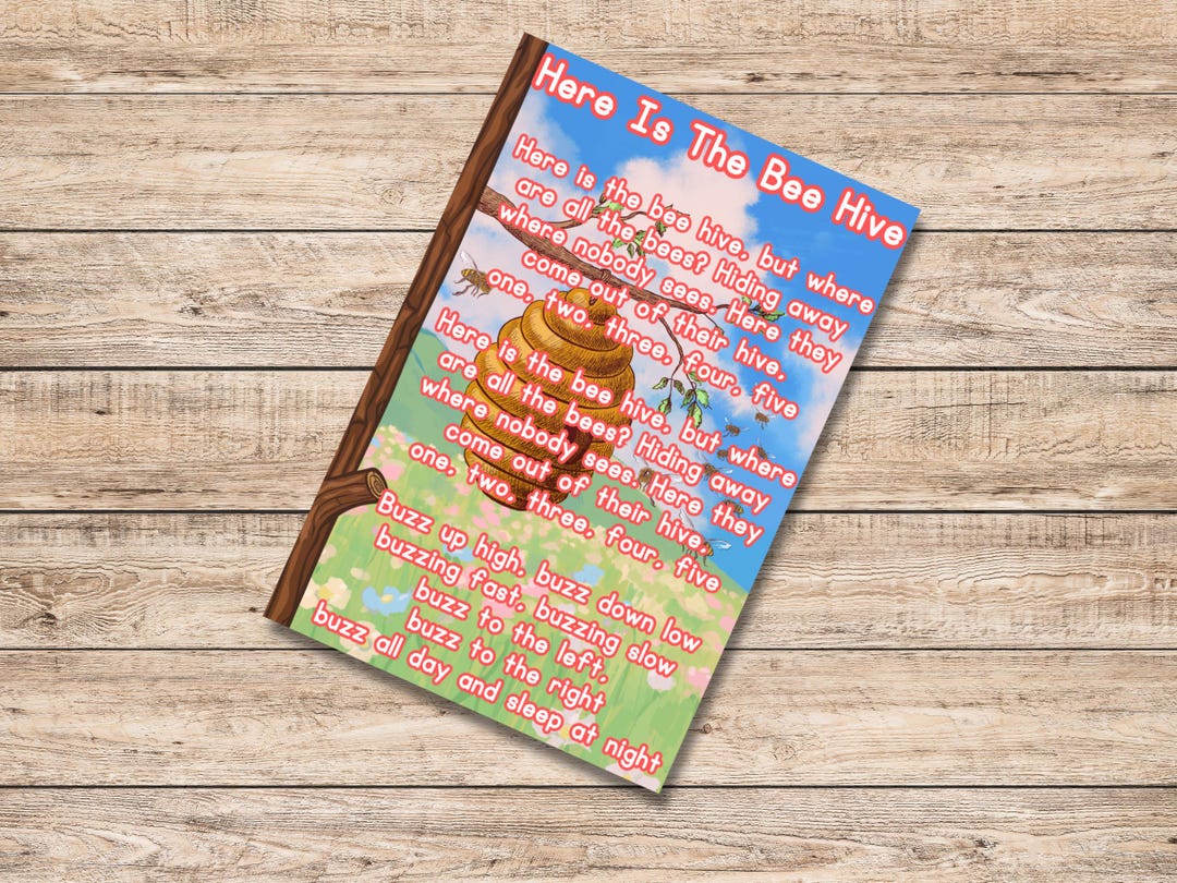Nursery Rhyme - Poster- Digital Download - A4 - Printable - Early Years ...