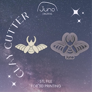 Scarab Clay Cutter | STL | Digital file for Clay Cutter