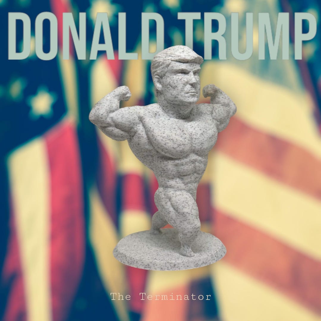 Terminator Donald Donald Trump “terminator” President of USA Bust - Etsy