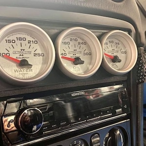 Miata NA/NB Single-din Triple 52mm Boost Gauge Panel