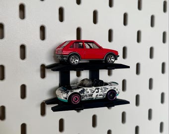 IKEA Skadis Wall Panel Hot Wheels Stands for HW Cars