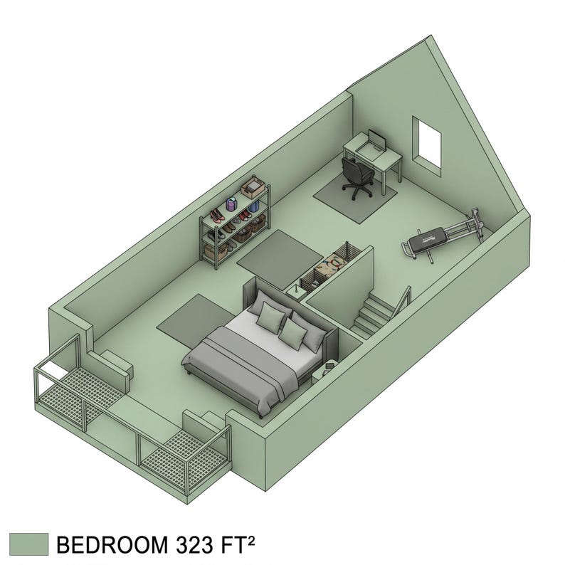 DIY Modern A-Frame Cabin Plans – Off-Grid Tiny House Blueprint (PDF) image 9