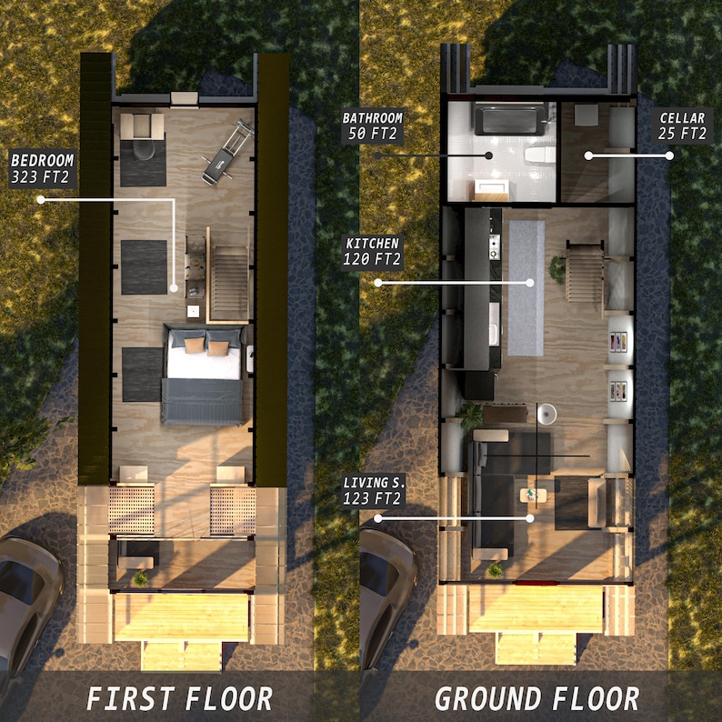 DIY Modern A-Frame Cabin Plans – Off-Grid Tiny House Blueprint (PDF) image 15