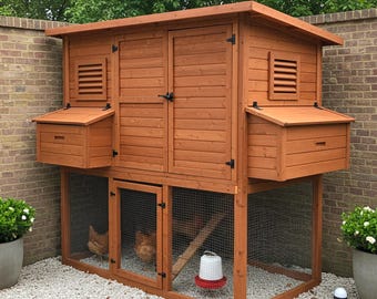 Plany drewnianego kurnika – dla 7-9 kurczaków: plany i instrukcje (PDF)