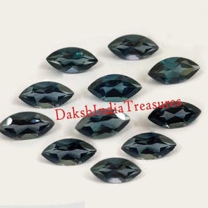 Natural AAA London Blue Topaz Marquise Cut Size 2X4MM To 6X12MM Blue Topaz Marquise Cut Faceted loose Gemstone Jewelry Making Wholesale Lot