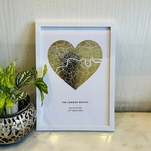 Personalisierte Folie Herz Karte Print Geschenk für Sie- Einzigartige Jahrestag Überraschung, Geschenke für Frau, Freundin, Mutter, Schwester, Tochter
