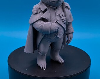 Perezoso caballero – Almirante Horatio Slowmere / Impresión 3D de perezoso victoriano / Estatua de animal noble / Figura de perezoso militar / Criaturas con clase