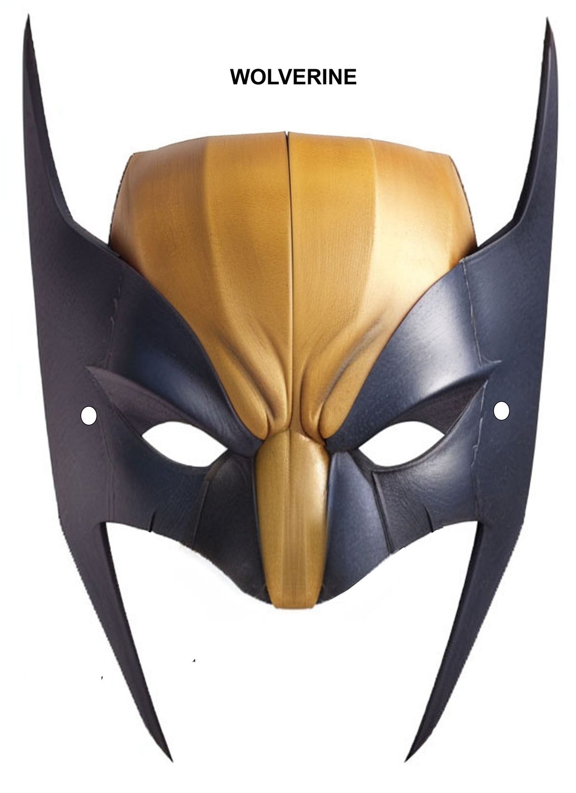 Wolverine Mask Superhero Mask A4 Size Ready to Print Digital Download