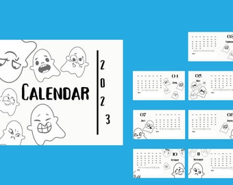 2023 Ghost Calendar - Etsy