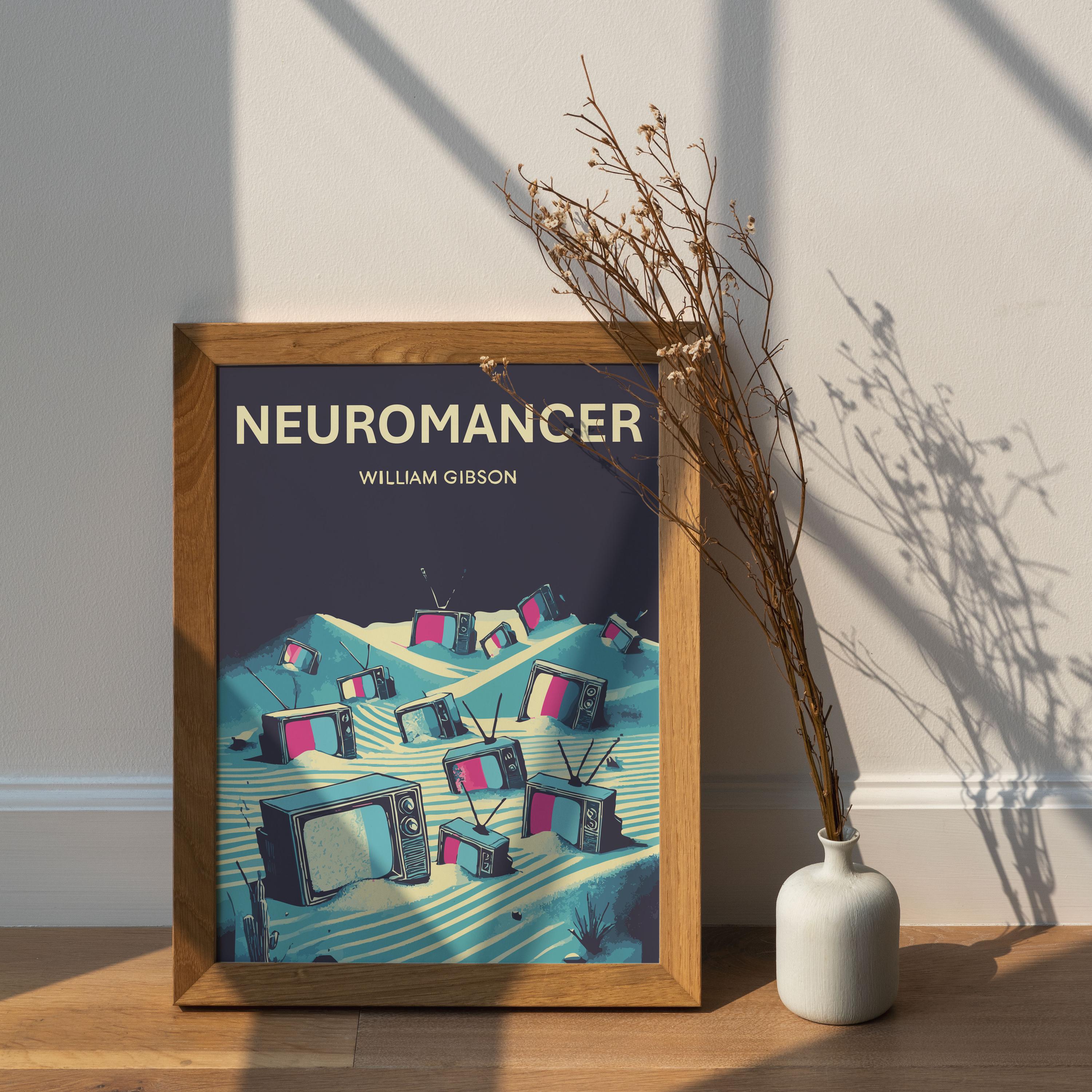 ニューロマンサー ポスター, ウィリアム・ギブスン アート, サイバー