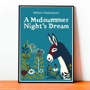 Poster Sogno di una Notte di Mezza Estate – Copertina Iconica che Celebra la Commedia Magica di Shakespeare