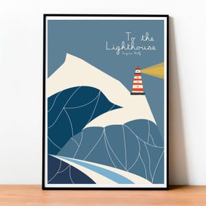 Gita al Faro, Stampa di Virginia Woolf, Poster, Copertina di Libro, Arte Stampabile, Femminismo, Regali Letterari, Arte Minimalista