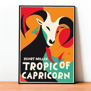 Tropico del Cancro, Henry Miller, Poster, Arte da Parete, Letteratura Classica, Letteratura del 20 Secolo, Letteratura Moderna